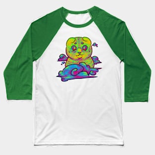 lime scottish fold Baseball T-Shirt